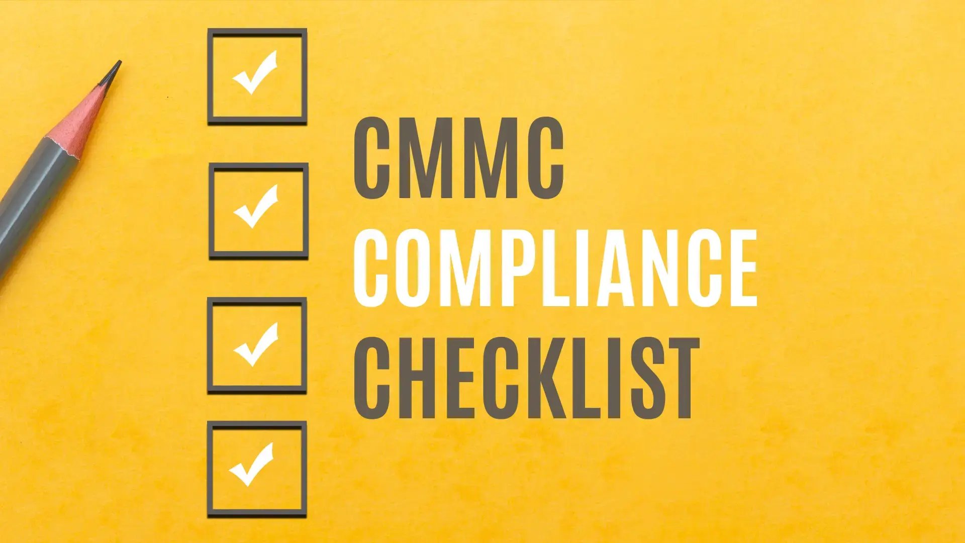 CMMC Checklist Blog Post Feature Image WEBP