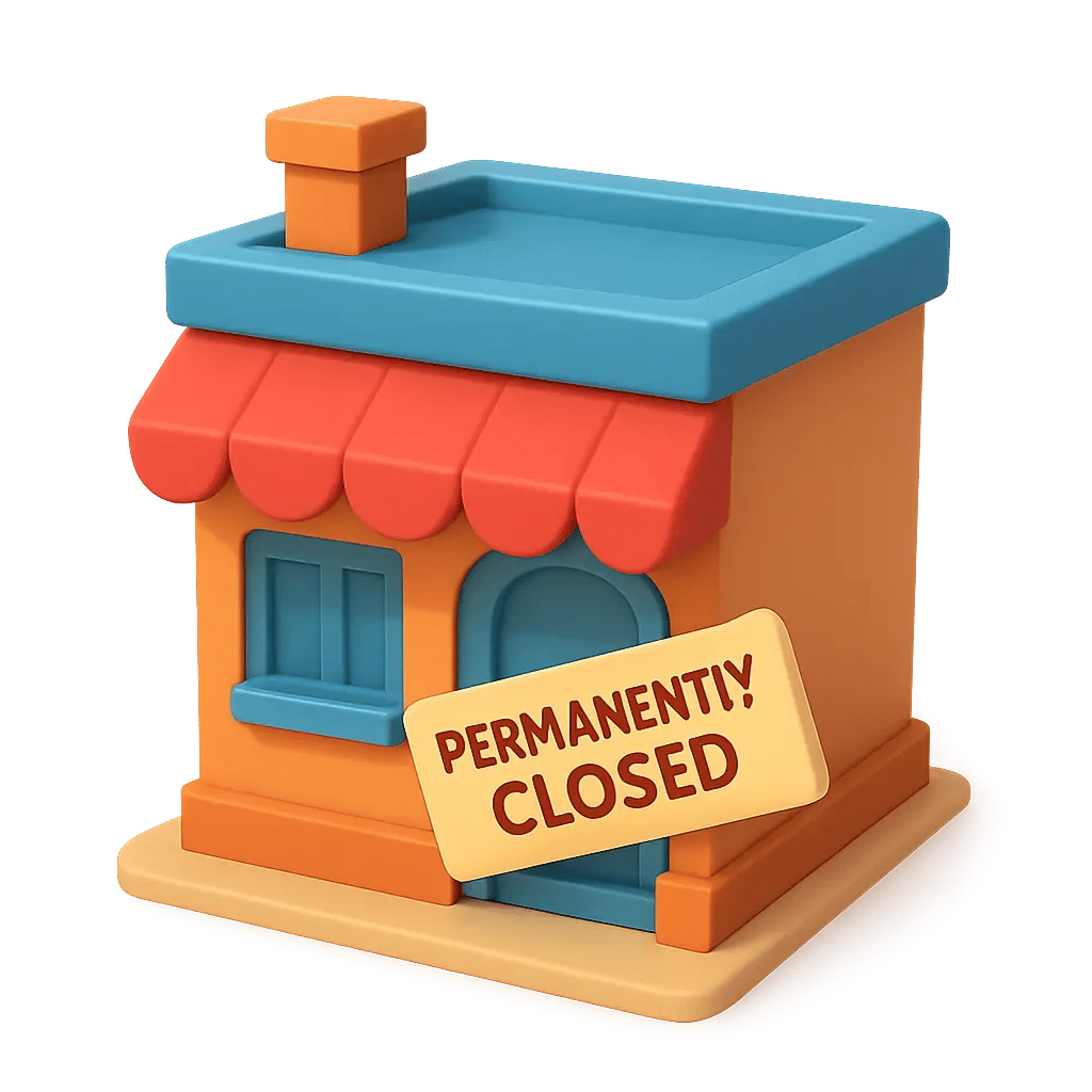 Closed Business Icon