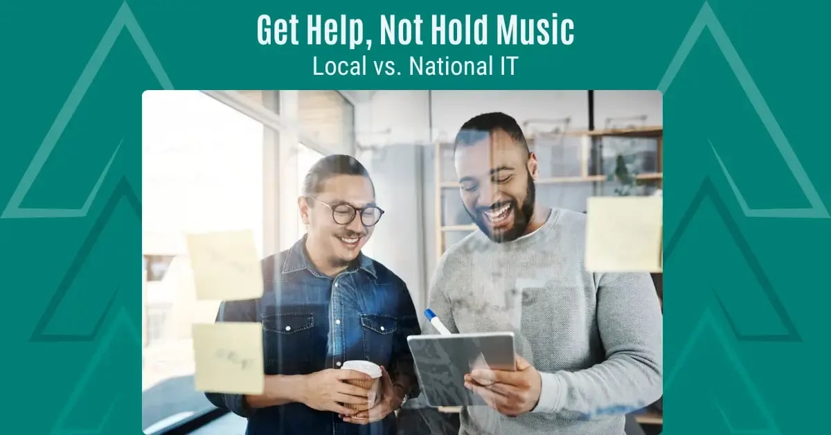 Is Your National IT Provider Ignoring You - Local vs National Blog Post Feature Image WEBP