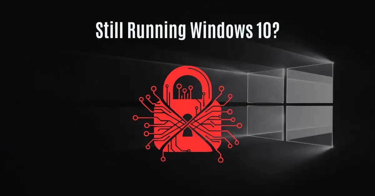 My Office Is Still Running Windows 10 - How Bad Is the Risk Really Blog Post Feature Image WEBP
