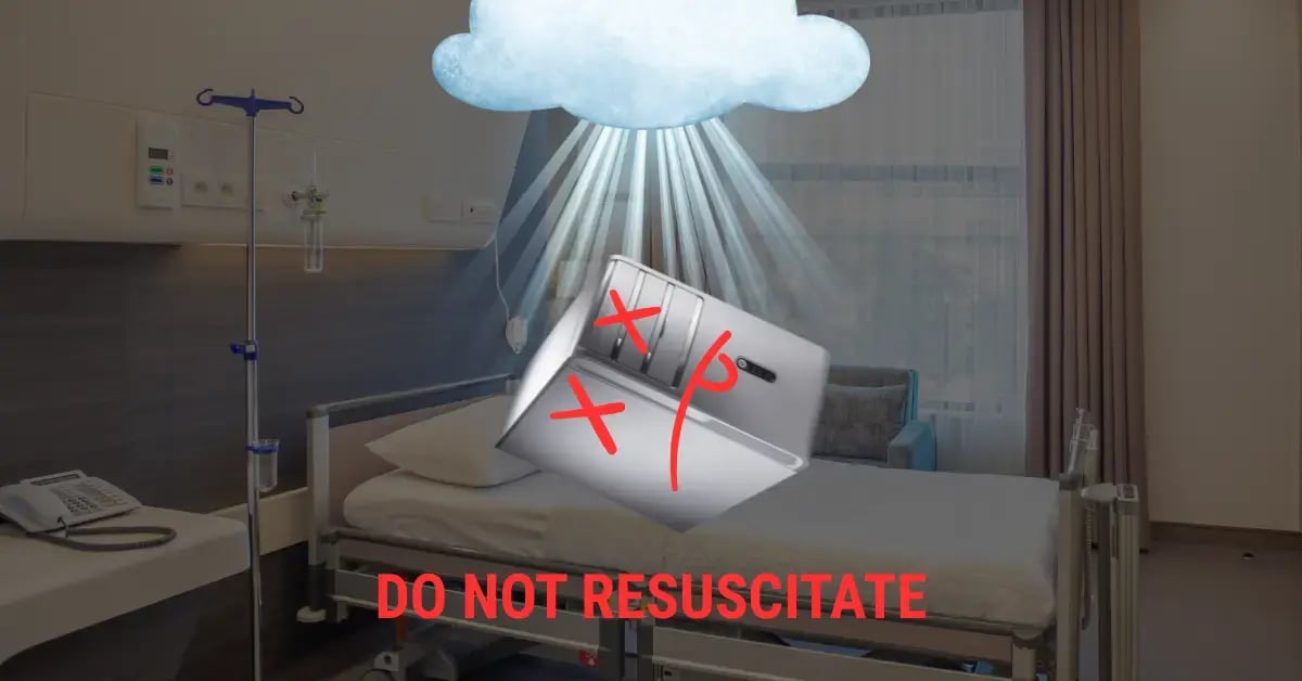 My Server Just Died - Should I Buy a New One or Move to SharePoint Blog Post Feature Image WEBP