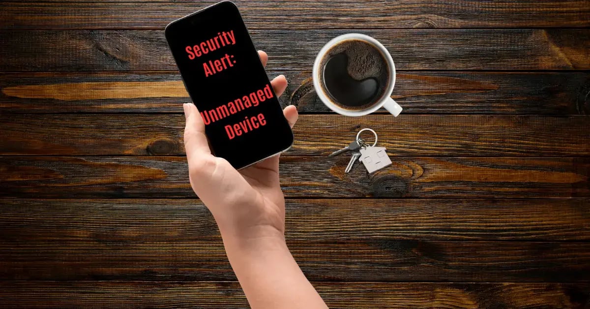 My Team Uses Personal Phones for Work - Are We at Risk Blog Post Feature Image WEBP