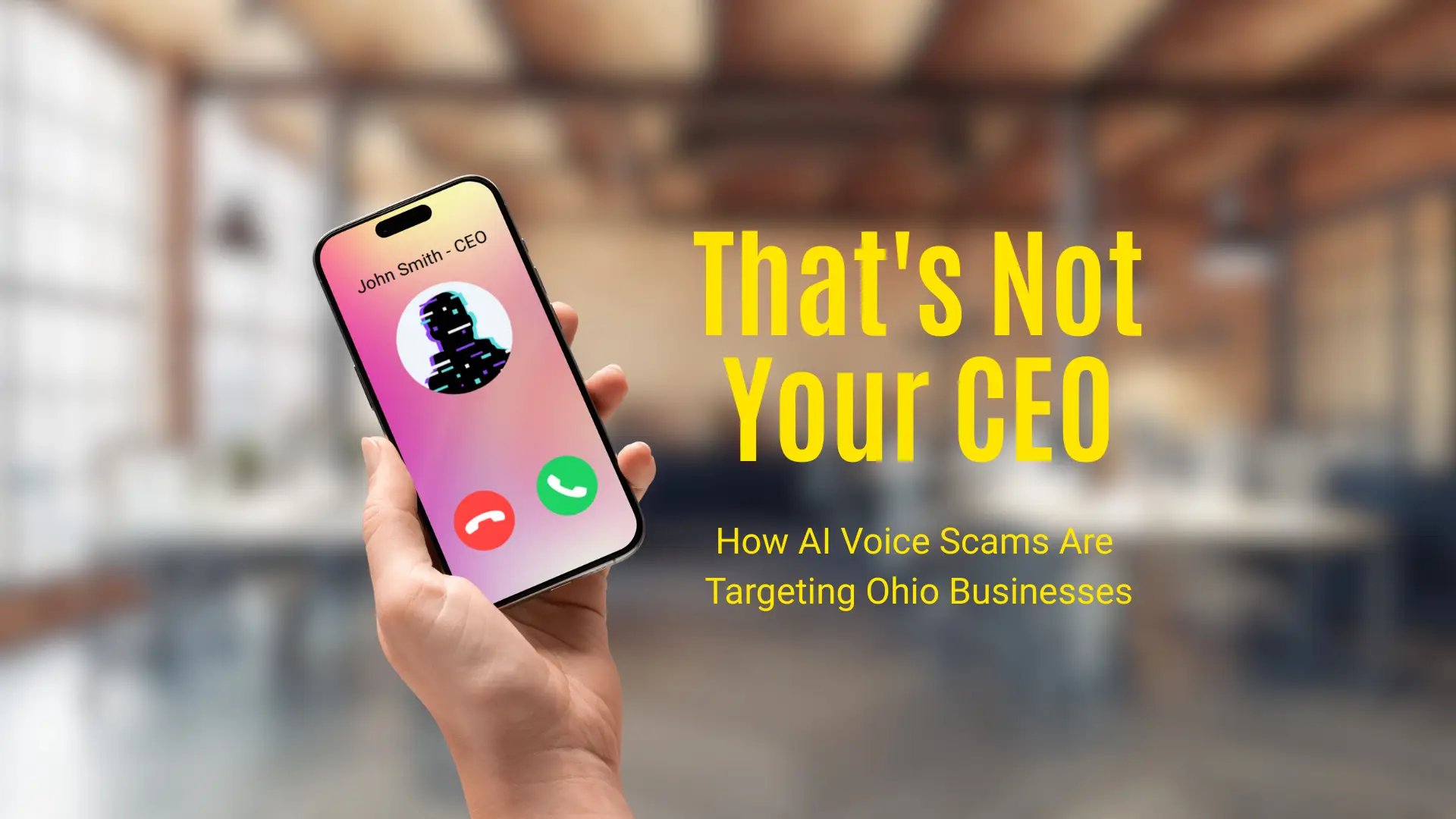 That's Not Your CEO Blog Post Feature Image WEBP